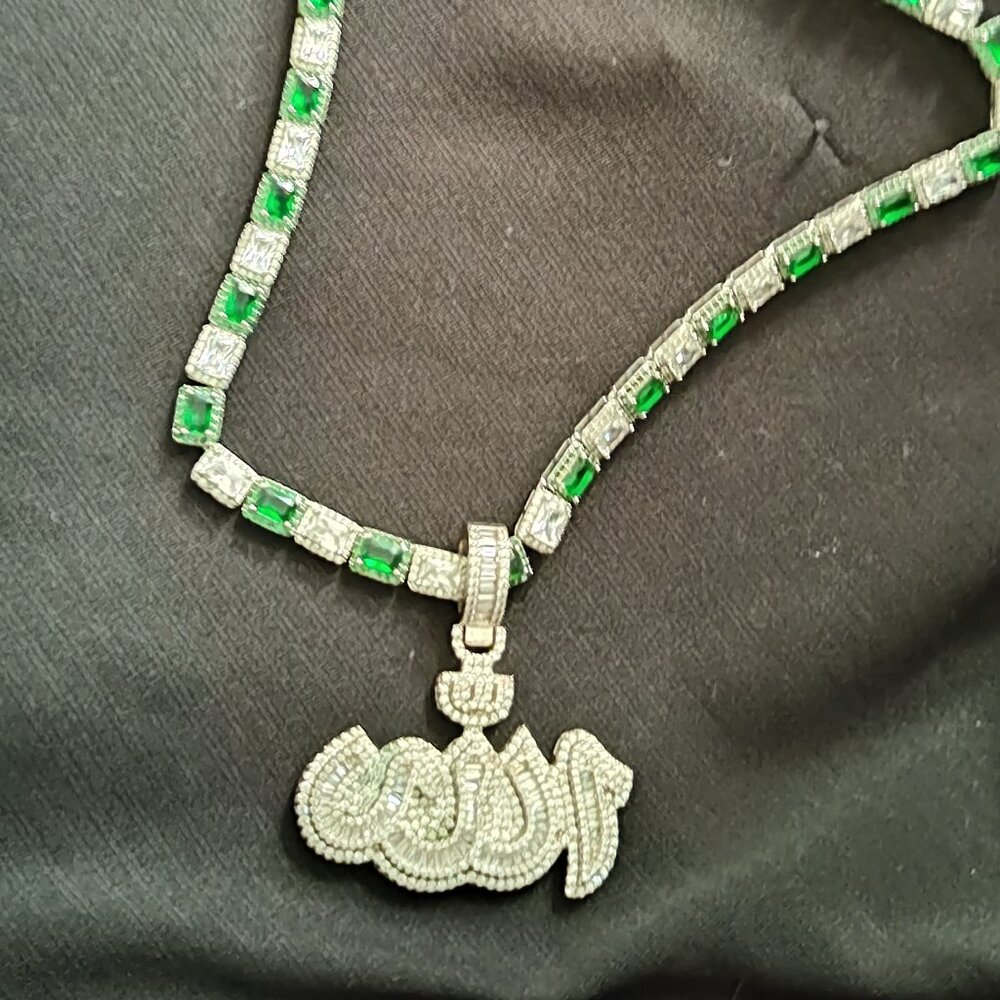 Arabic calligraphy necklace